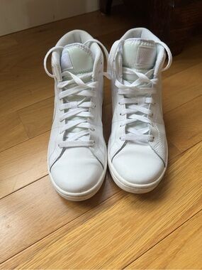 Nike Women's White High-Top Lace-Up Sneakers